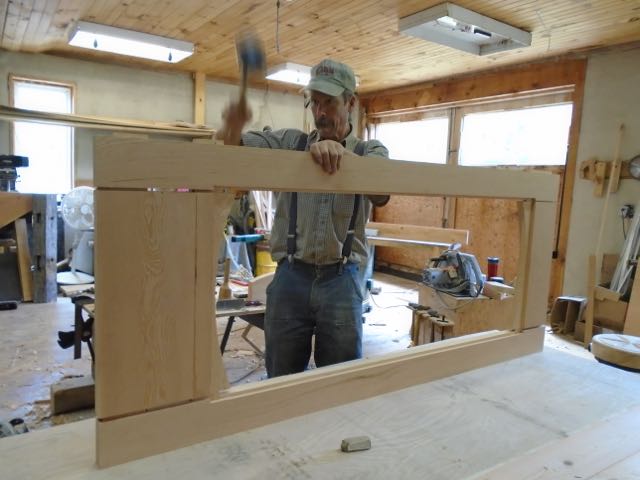 Denis, making screen door